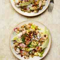 Yotam Ottolenghi’s iceberg wedges with aubergine cream and super crunchy topping