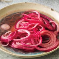 Quick pickled onions